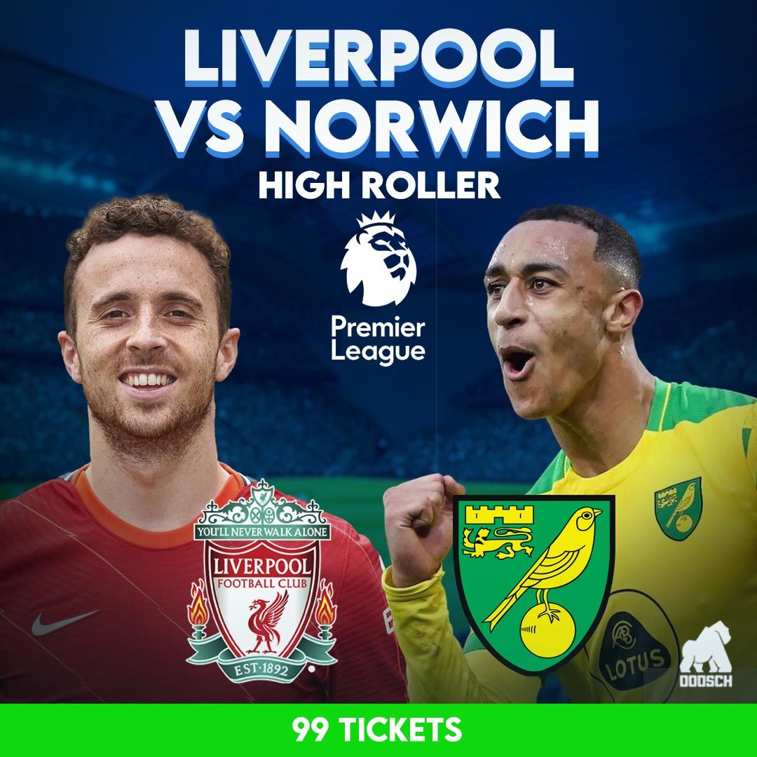 Winner: David Hennely –  High Roller Liverpool V Norwich Package – Ticket: 27