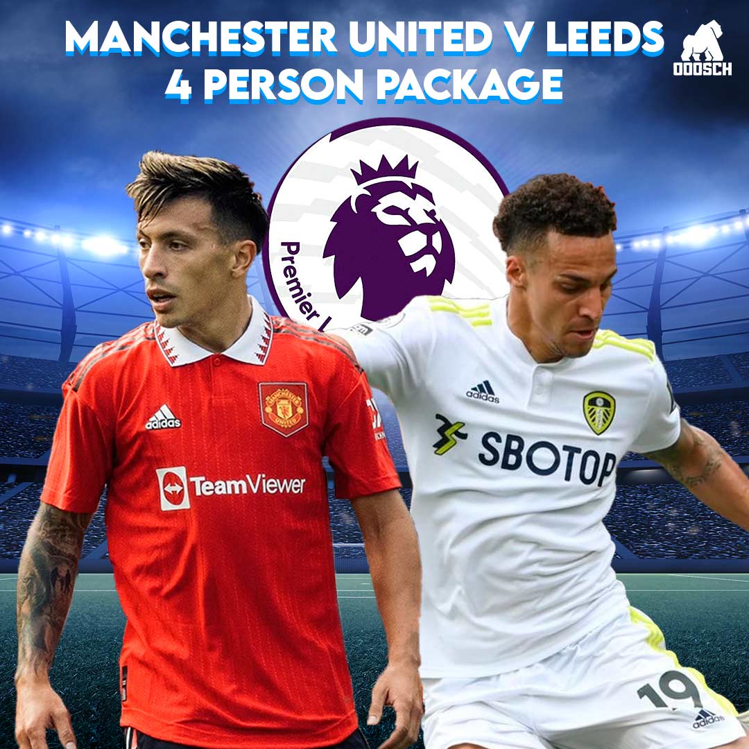 Winner: Danny Glendon – Manchester United V Leeds United 4 Person Package – Ticket: G48