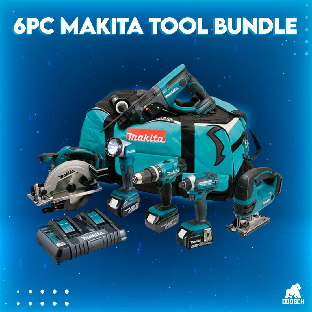 Winner: Gerard Sheehan –  Makita 6pc Tool Bundle – Ticket: 15