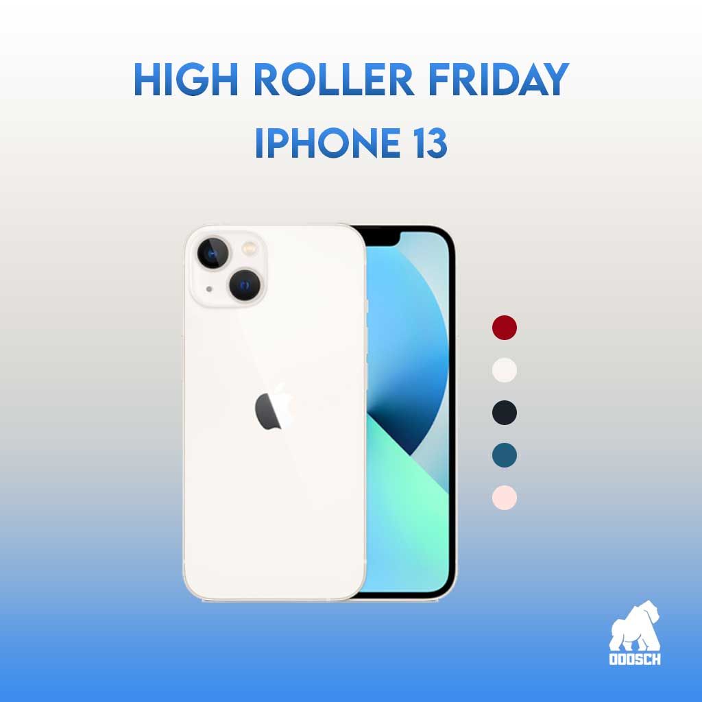 Winner: Shaun O'Neill –  High Roller iPhone 13 – Ticket: 13