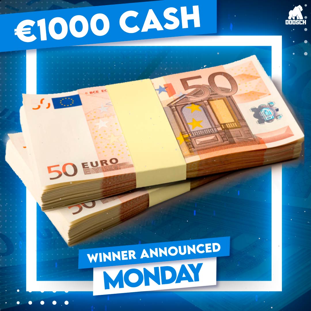 Winner: Regina Pinel – €1K Cash – Ticket: A17