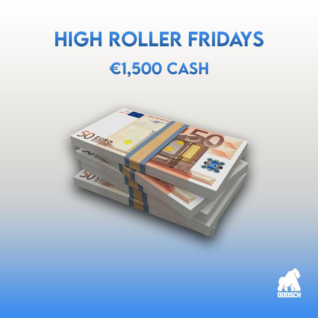 Winner: Helen Morgan –  High Roller €1,500 Cash – Ticket: 22