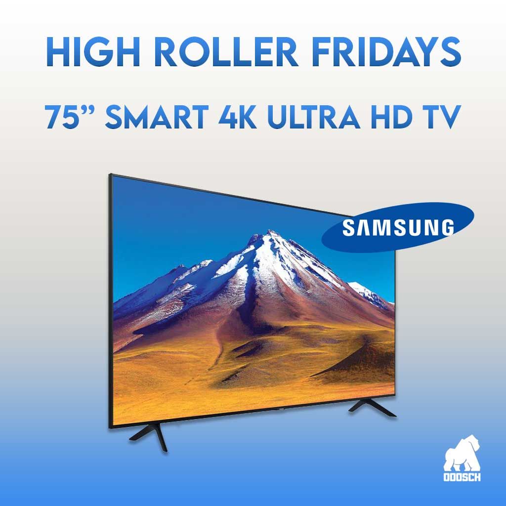 Winner: Brian Stapleton –  High Roller Samsung 75" 4K UHD TV – Ticket: 2