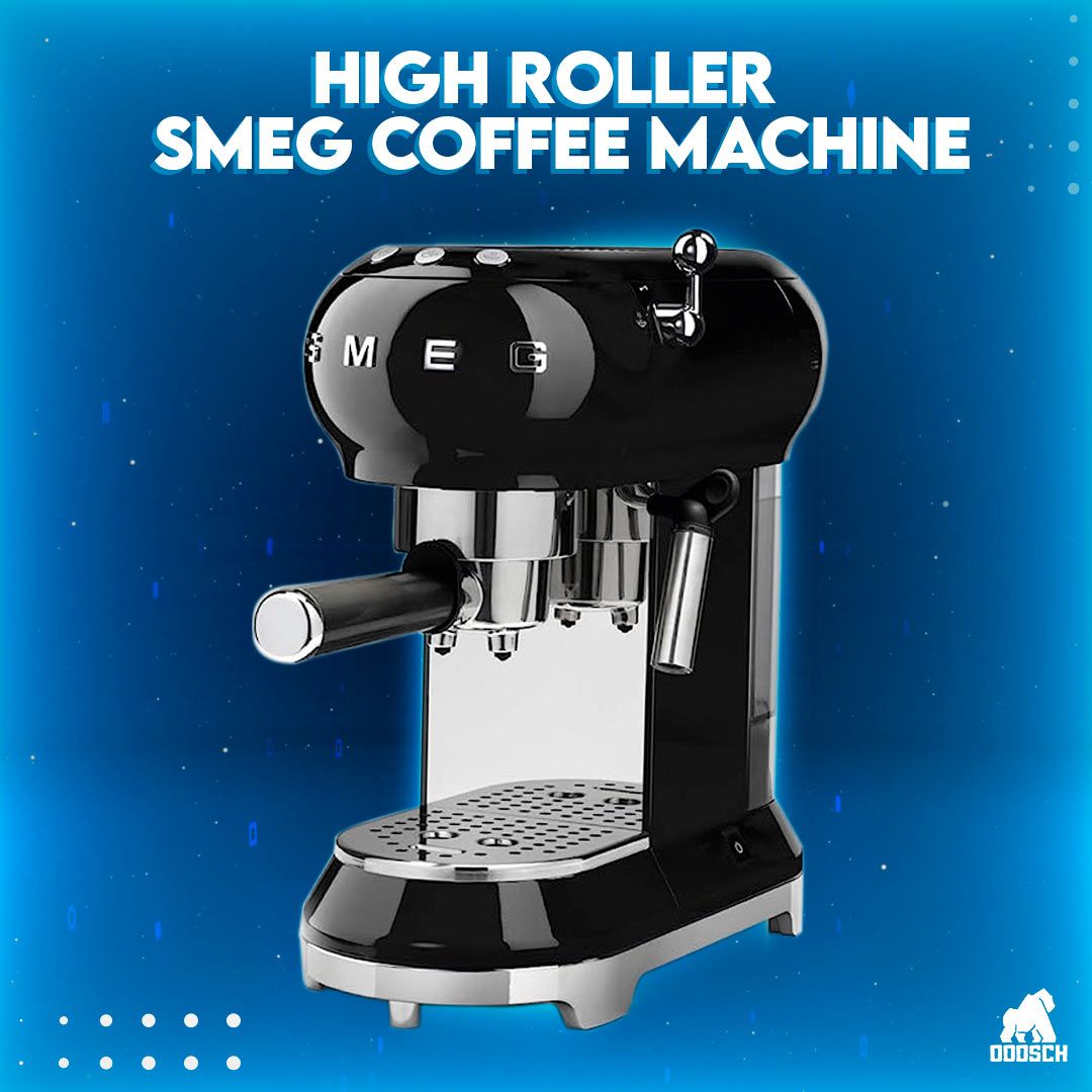 Winner: Laura Higgins – High Roller SMEG Coffee Machine – Ticket: 38