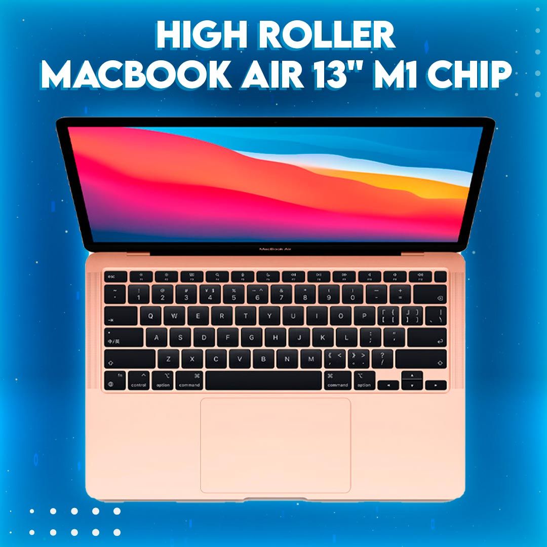 Winner: Sarah Mc Guire –  High Roller Macbook Air 13" M1 Chip – Ticket: 63