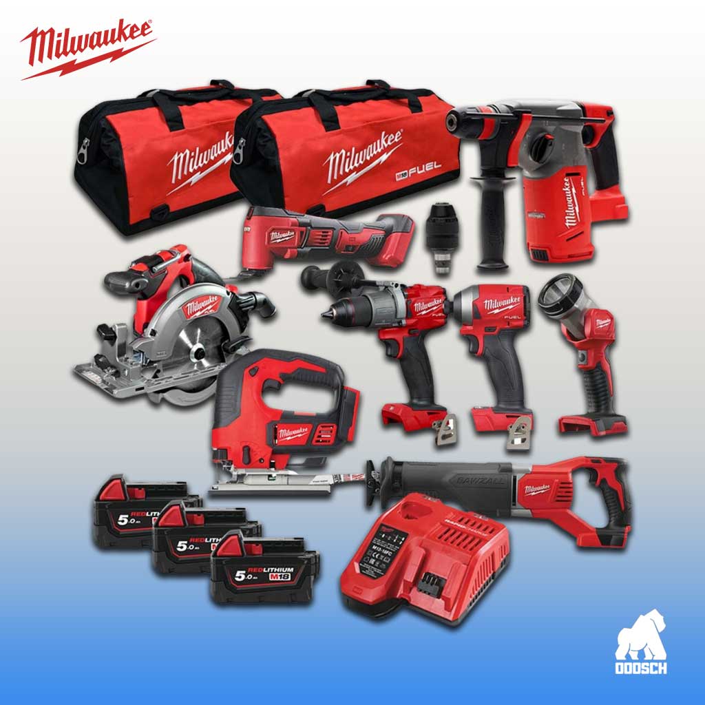 Winner: Conor Murphy –  Milwaukee 8pc Tool Bundle – Ticket: B91