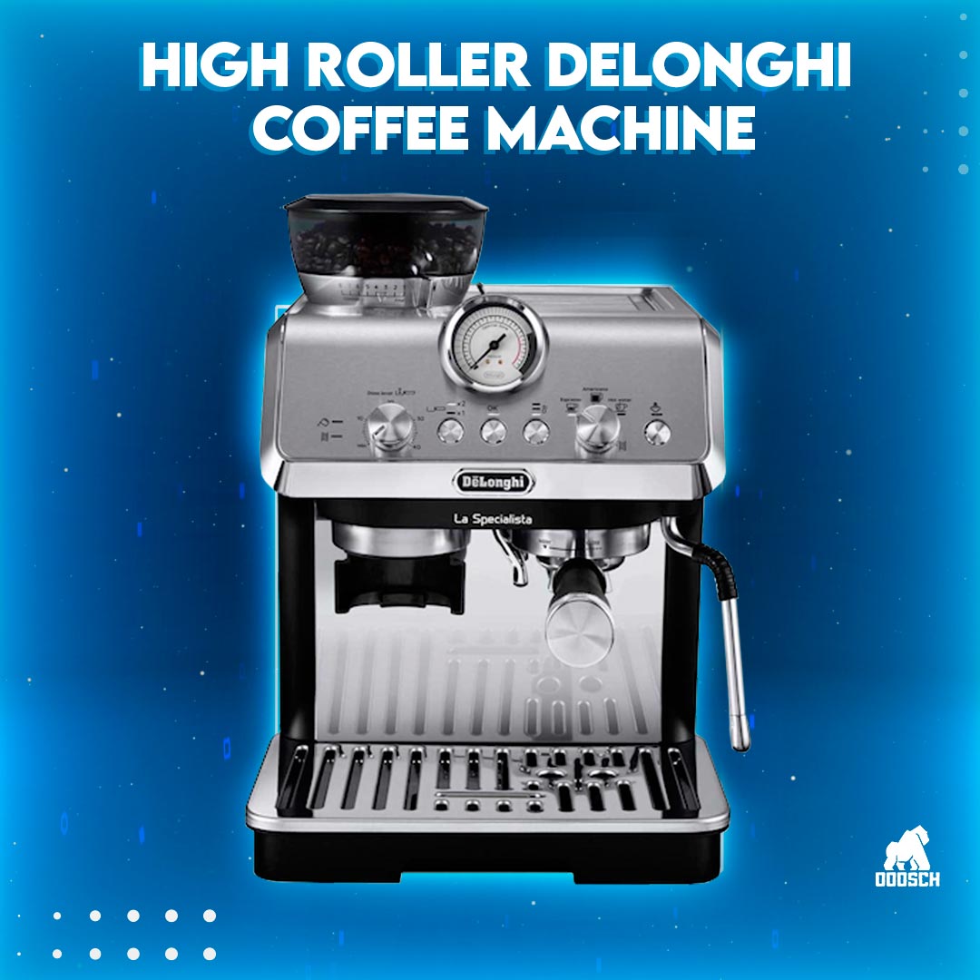 Winner: Sarah Griffin – High Roller DeLonghi Coffee Machine – Ticket: 14