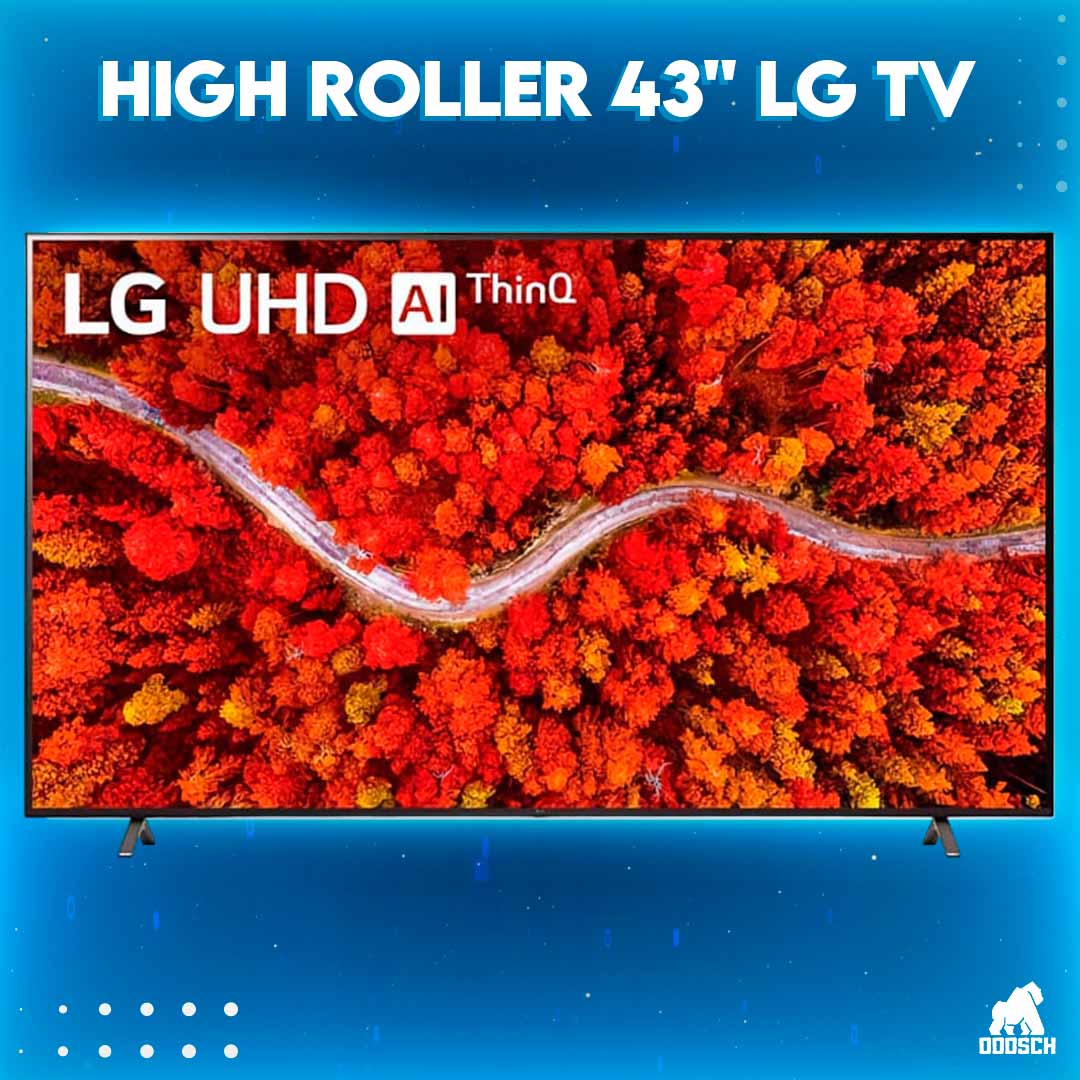 Winner: Aaron Kelly – High Roller 43" LG TV – Ticket: 30