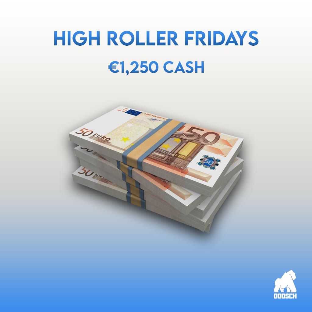 Winner: Samantha Gorman –  High Roller €1,250 Cash – Ticket: 60