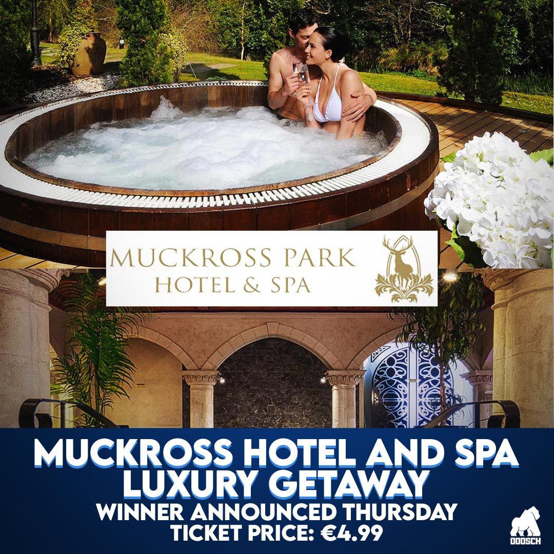 Winner: Aine O' Driscoll –  Muckross Hotel and Spa Luxury Getaway – Ticket: B70