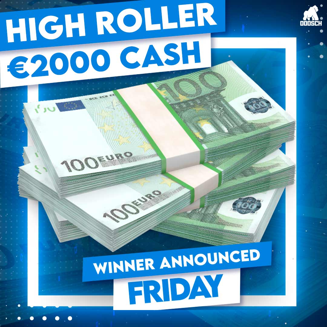 Winner: Michael Cleary – High Roller €2K Cash – Ticket: 38