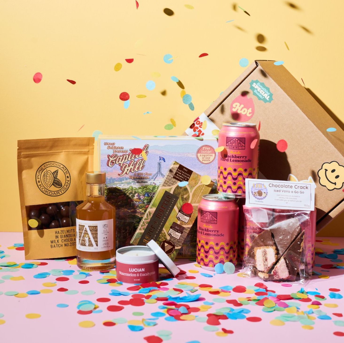 Birthday gift box at POP Local