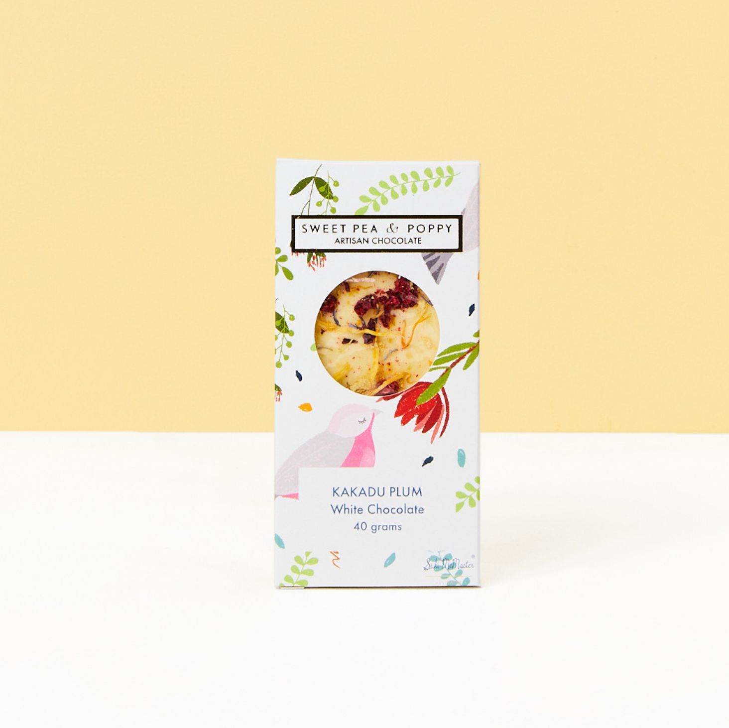 Sweet Pea & Poppy Kakadu plum white chocolate bar gift under $10 at POP Local
