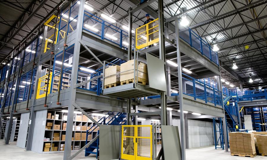 Mezzanine lifts and VRCs: moving material between levels without an elevator