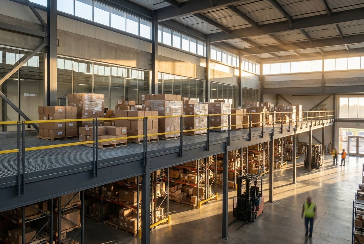 What is an industrial mezzanine? Types, uses, and when you need one