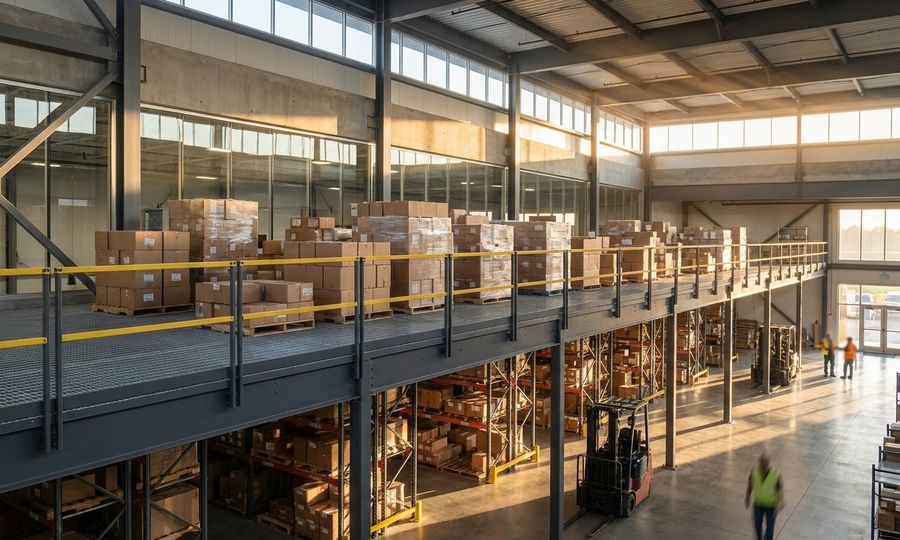 What is an industrial mezzanine? Types, uses, and when you need one