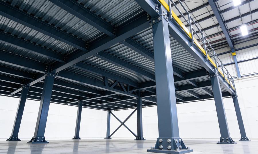 Mezzanine floor design: the deflection, vibration and documentation rules that decide the steel