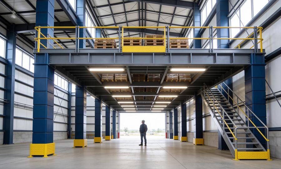 How much ceiling height do you need for a mezzanine?
