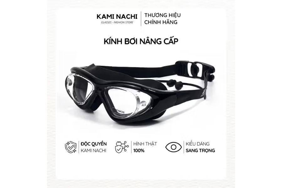 Kính Bơi Cận (Có Độ) – Giải Pháp Tối Ưu Cho Người Cận Thị Khi Bơi Lội
