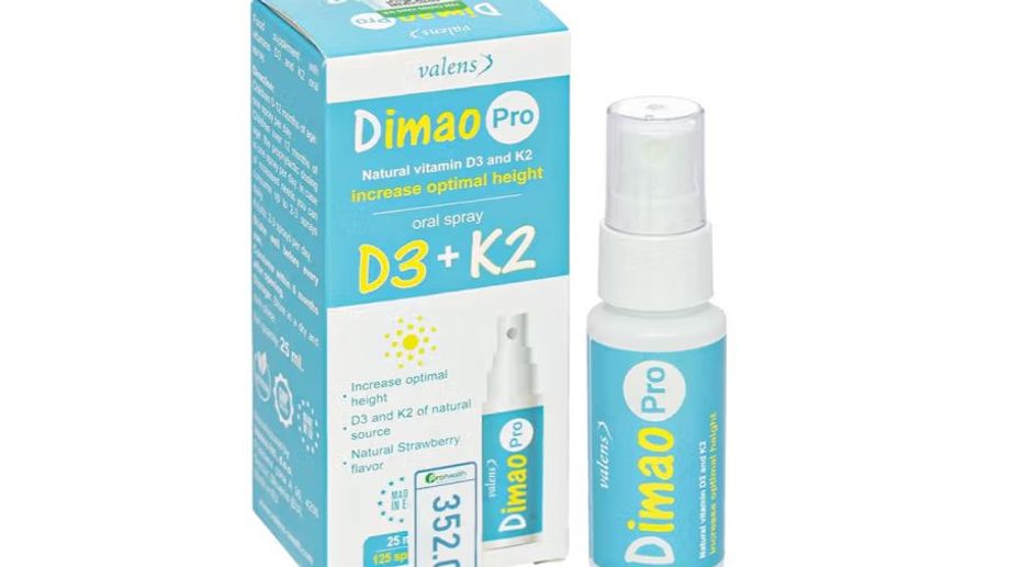 Dimao Pro Oral Spray D3 K2 – Giải Pháp Bổ Sung Vitamin D3 & K2 Hiệu Quả, An Toàn Cho Cả Gia Đình