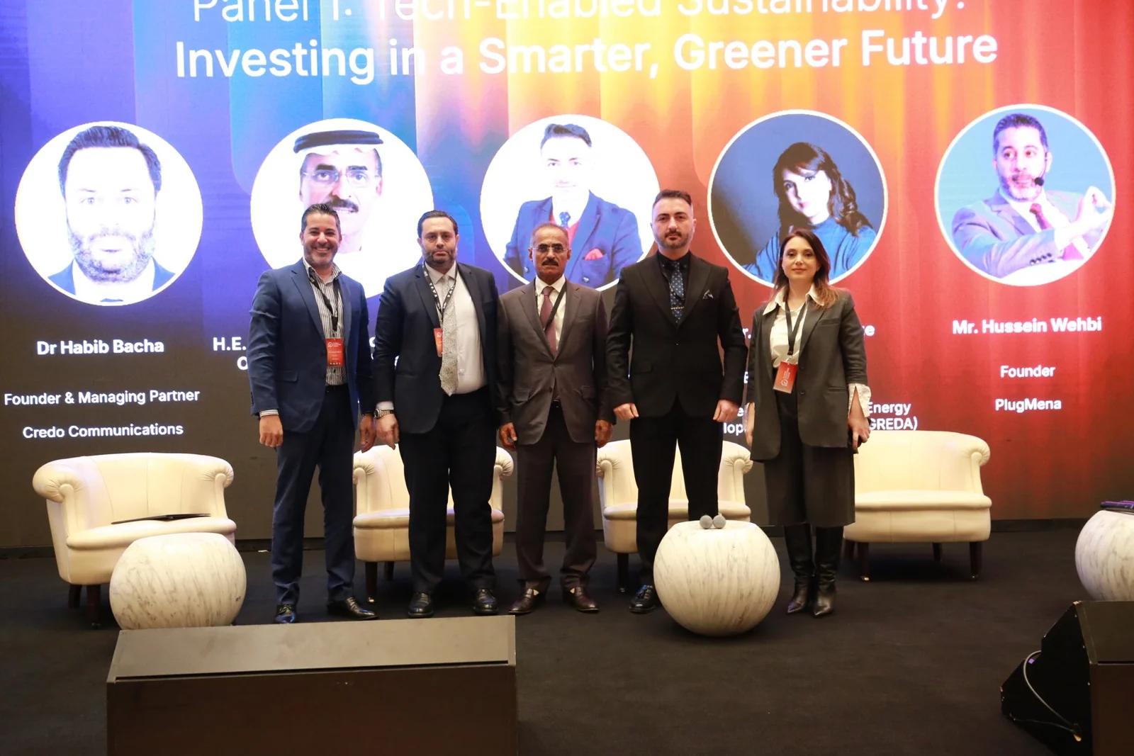 Participants together after an energy discussion at GIF Georgia 2025.