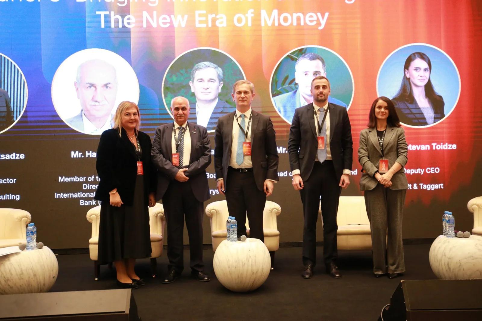 Panellists together on the forum stage at GIF Georgia 2025.