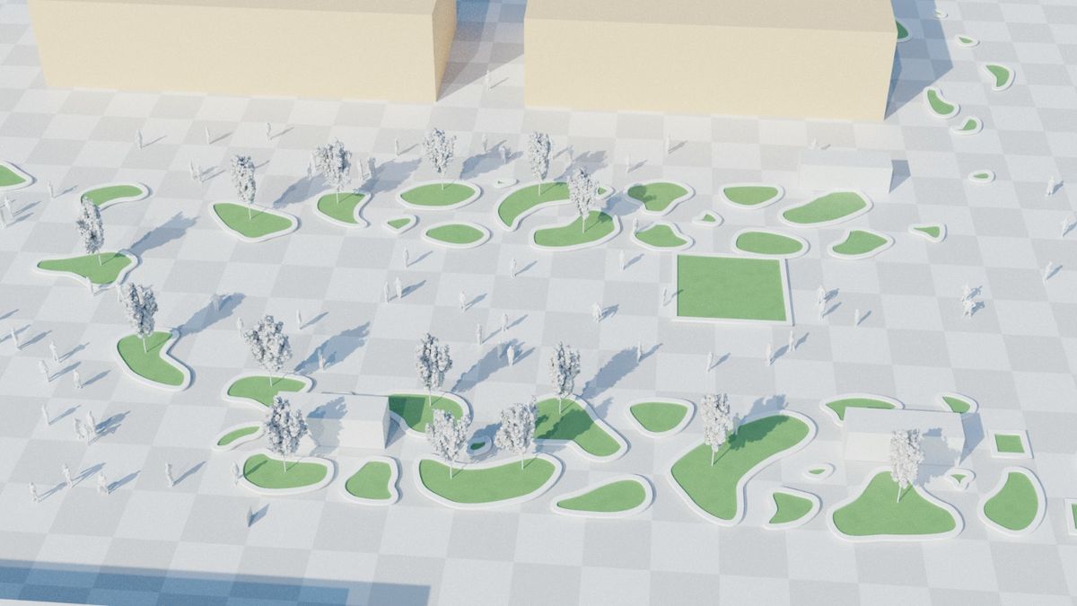 Ein Rendering des Columbusplatzes