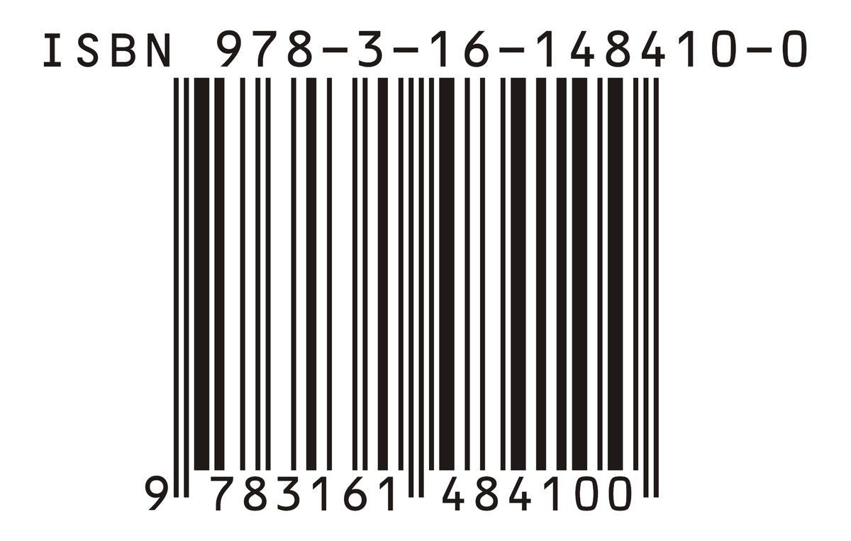Ein Barcode mit ISBN