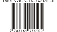 Ein Barcode mit ISBN