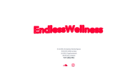 Mockup einer Webseite für Endless Wellness