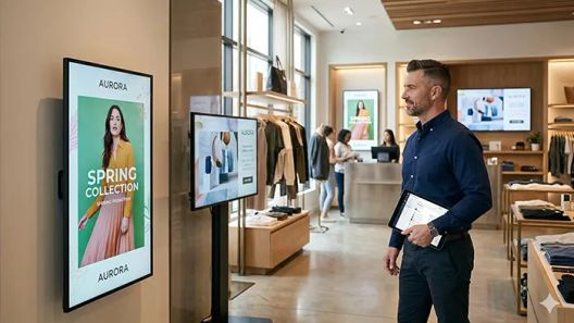 Automatisation de l’affichage dynamique pour les enseignes et points de vente