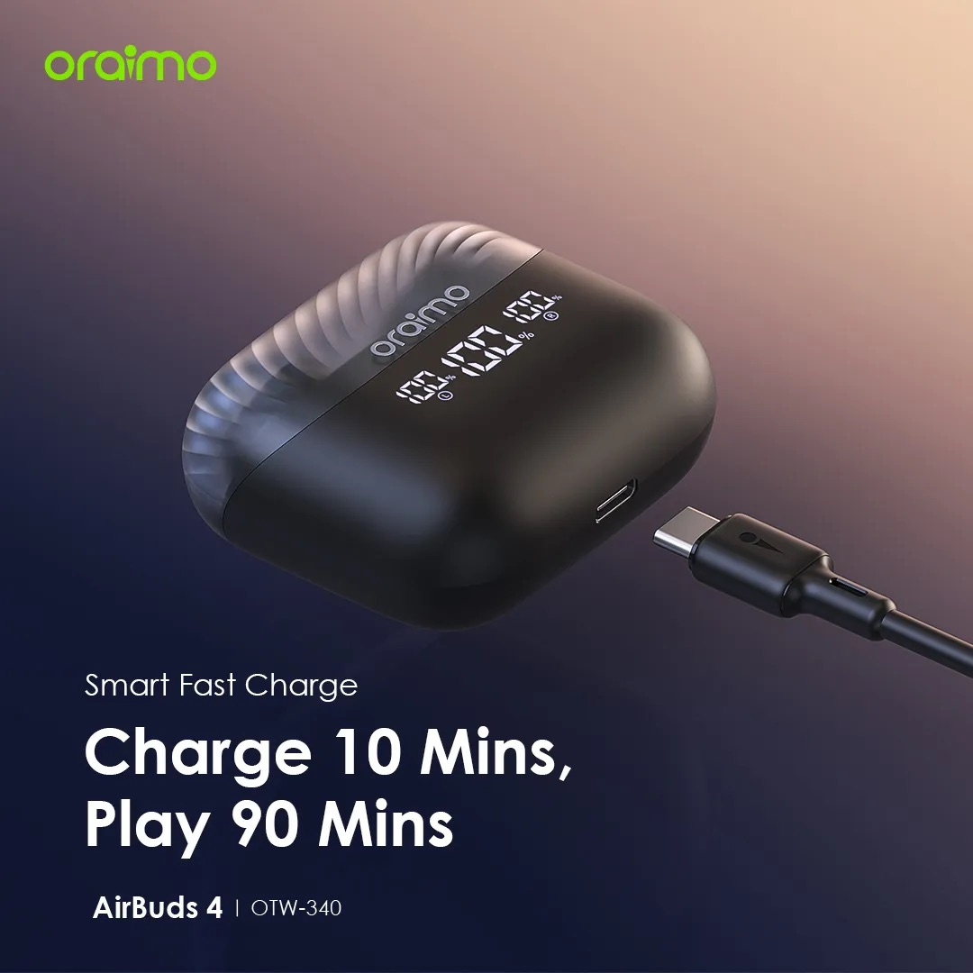 Oraimo AirBuds 4 ENC True Wireless Earbuds image 7