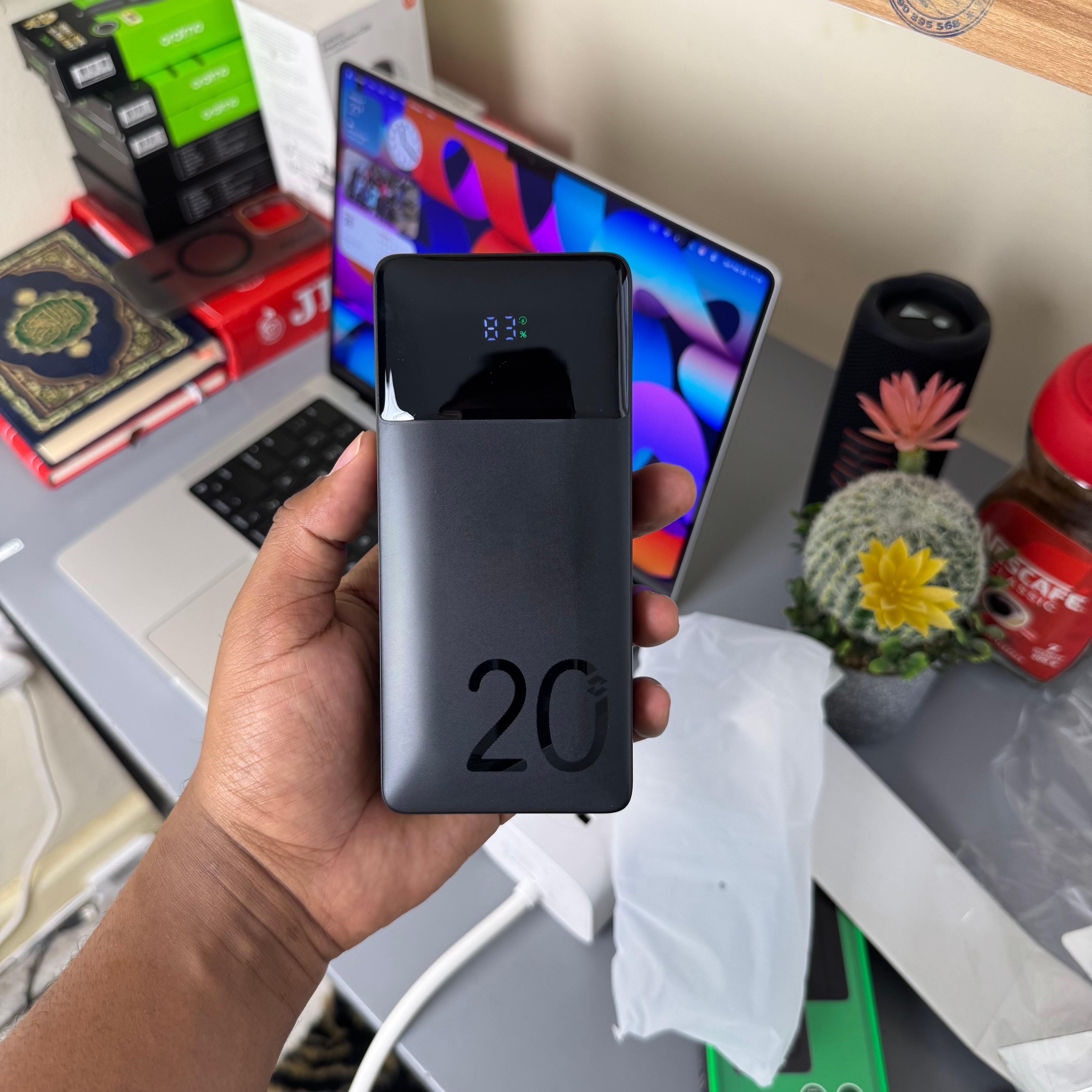 Infinix Xpower 20 Pro 20000mAh Powerbank with attached cables image 5