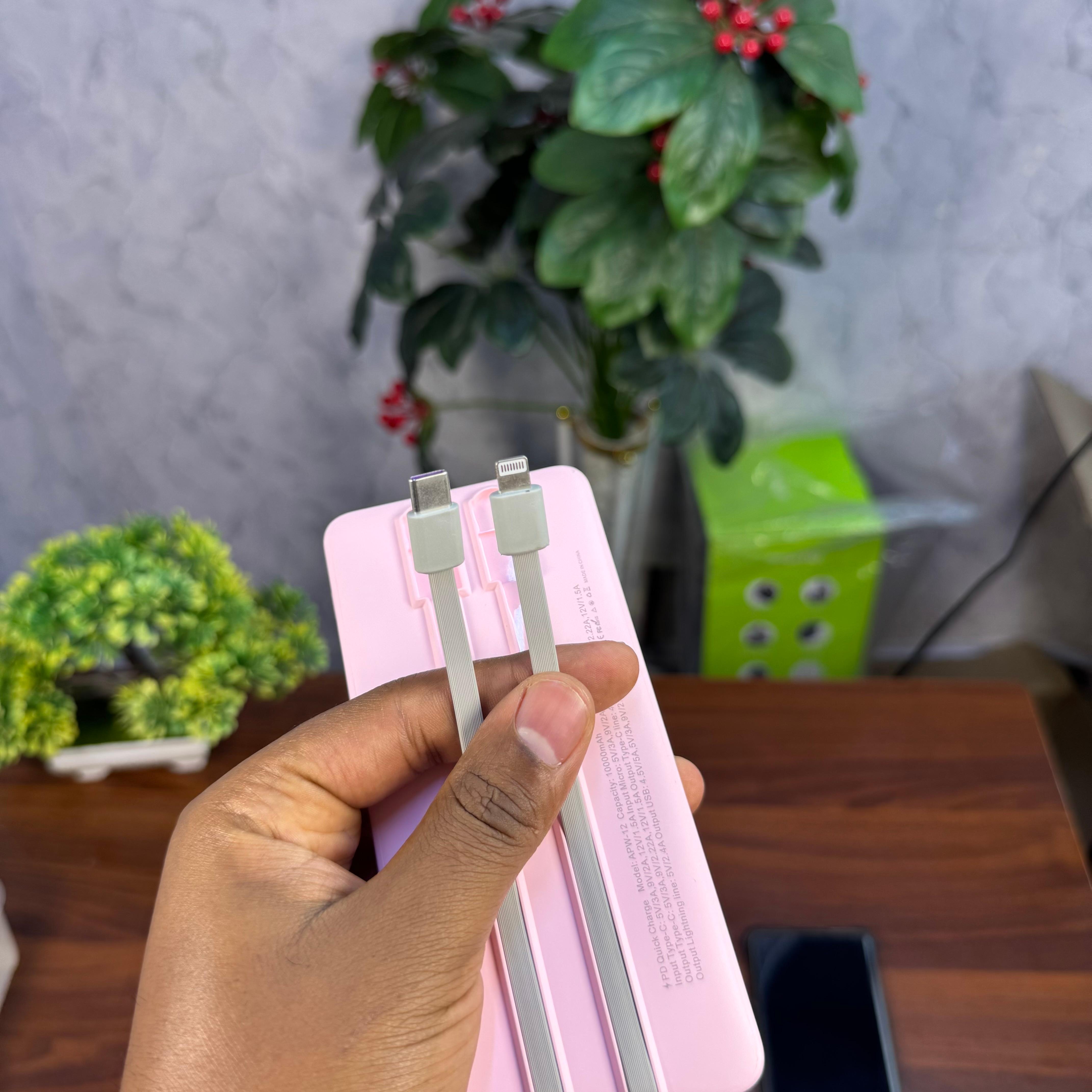 Amaya 10000mAh 22.5W Powerbank with Cables image 3