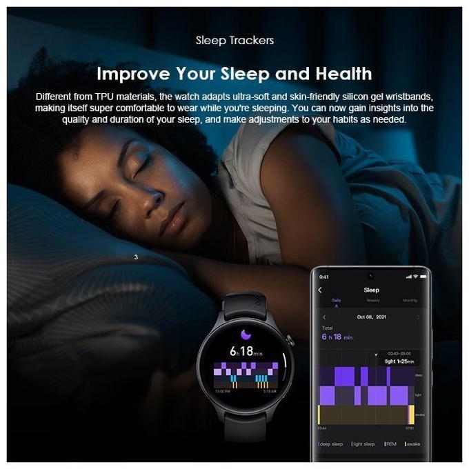 Oraimo Watch ER 1.43'' AMOLED IP68 Smart Watch image 3