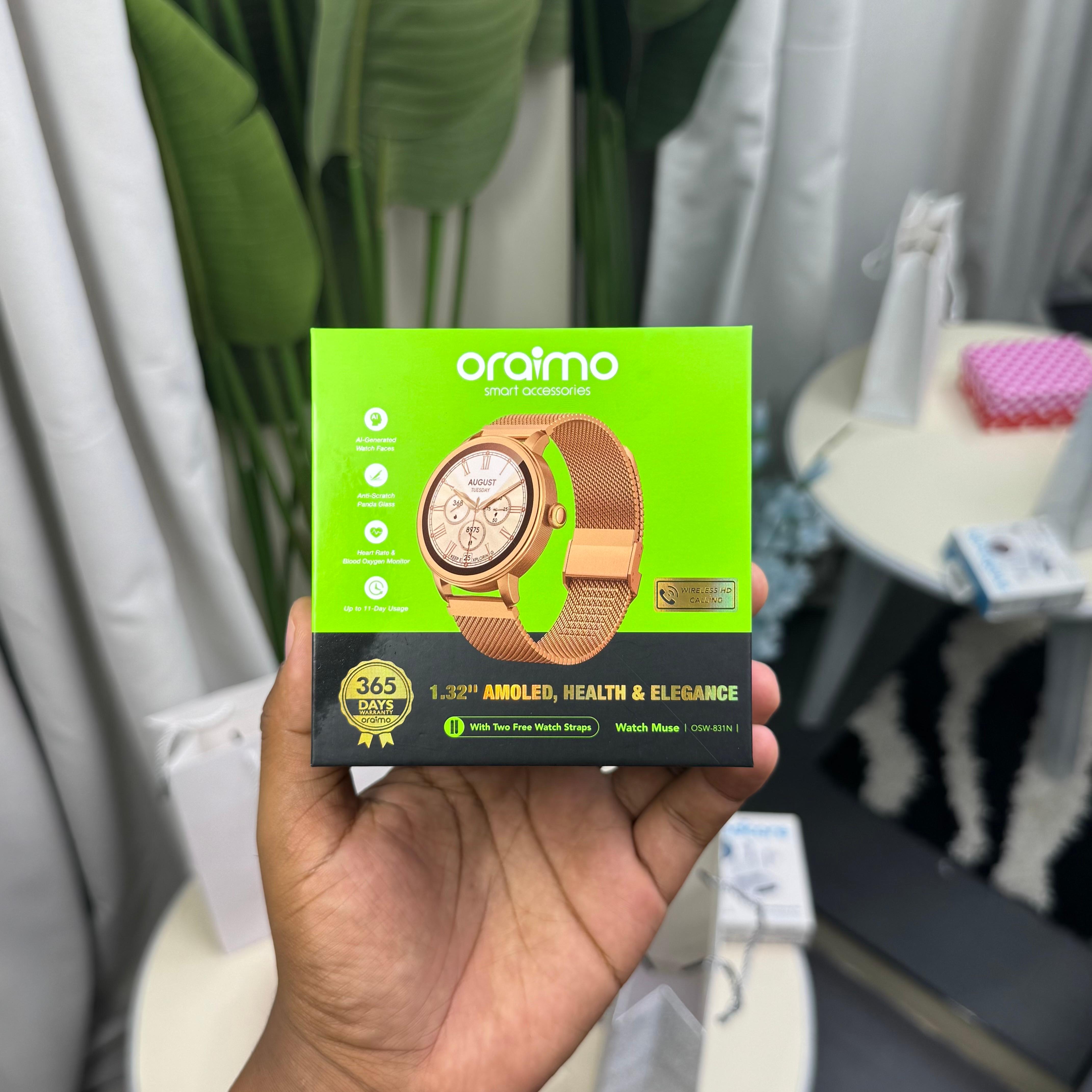 Oraimo Watch Muse AMOLED Display Ladies Smartwatch