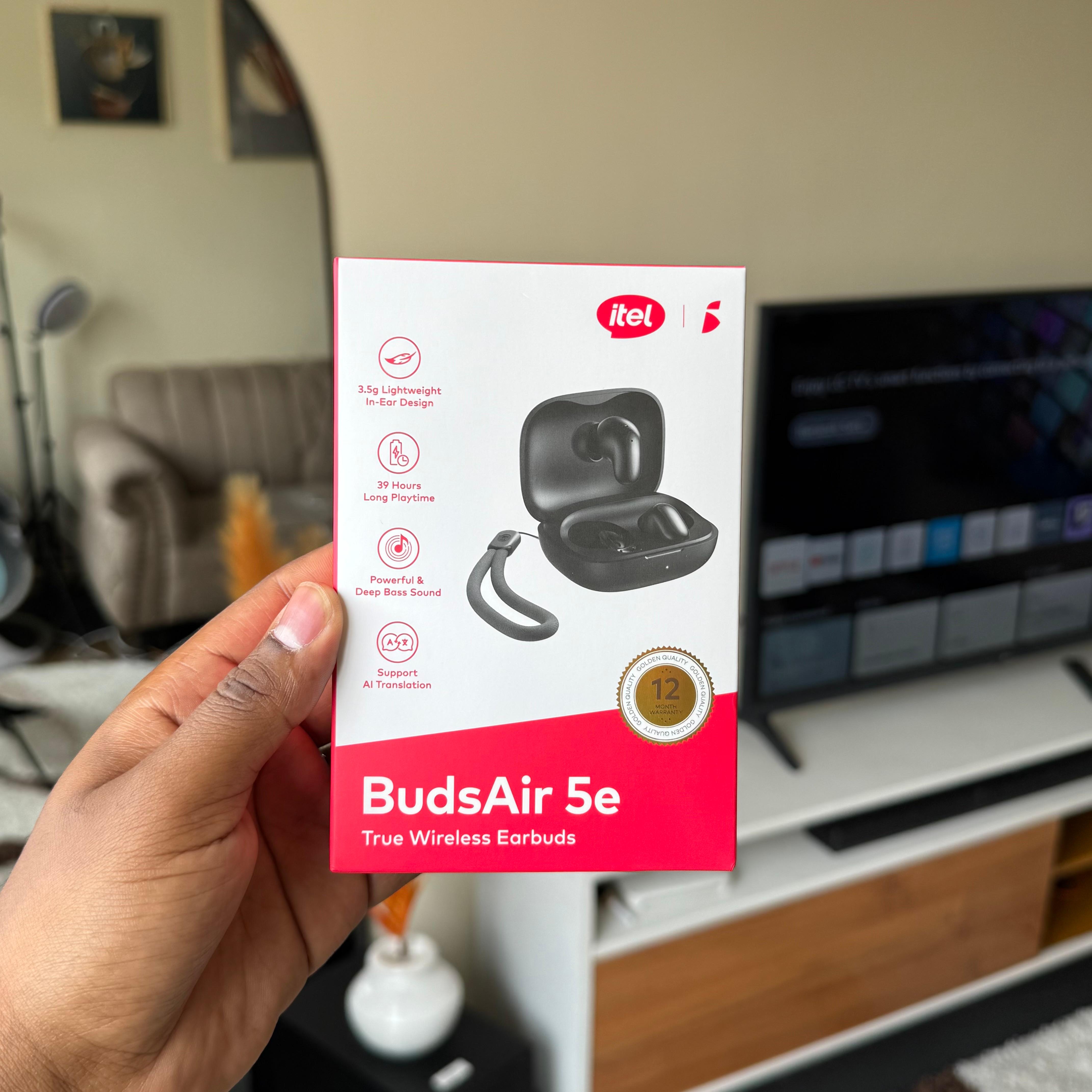 Itel BudsAir 5e Small Earbuds with carrying Lanyard image 6