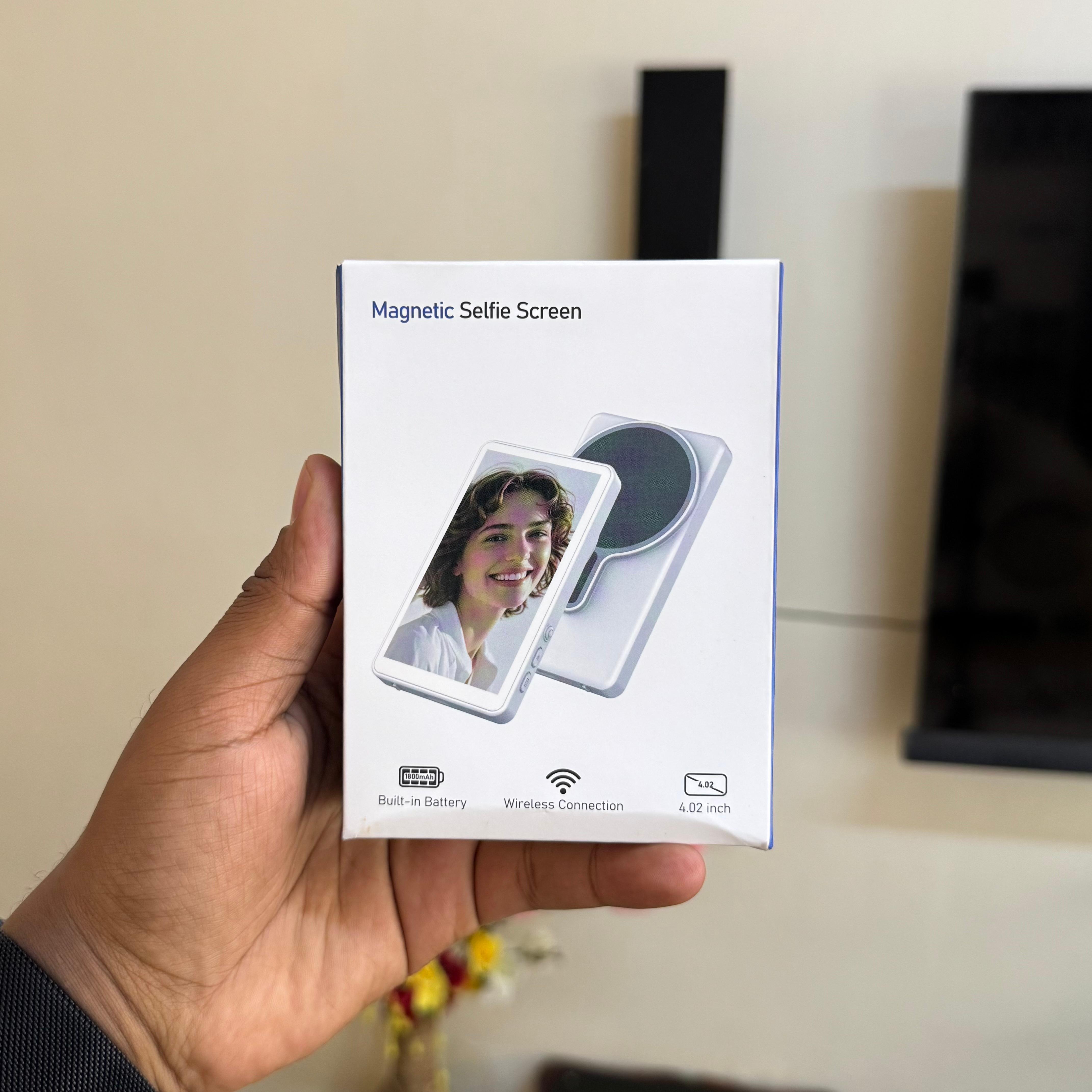 New Wireless Magnetic Phone Vlog Selfie Monitor Screen for iPhone and Android (Mini Secondary Screen) image 8