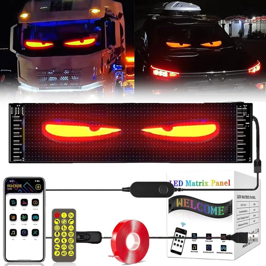 Programmable LED display *devil eyes 