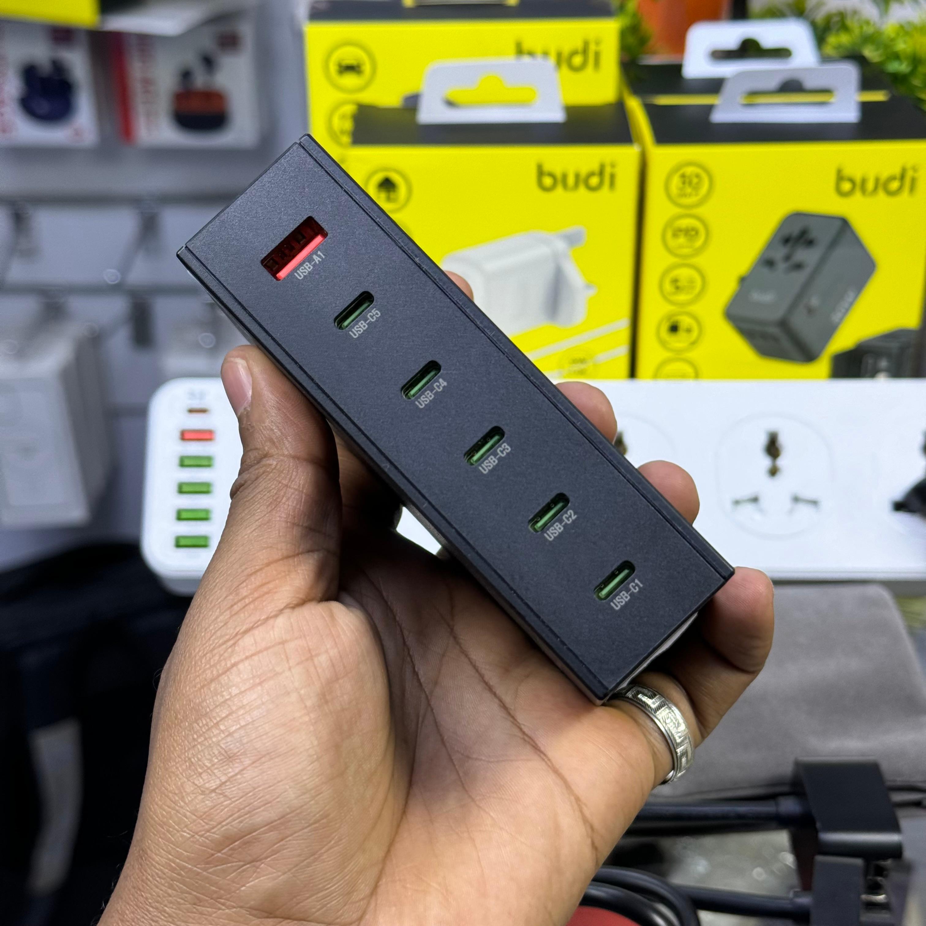 Budi 160W 6 Ports Global Super fast charger image 2