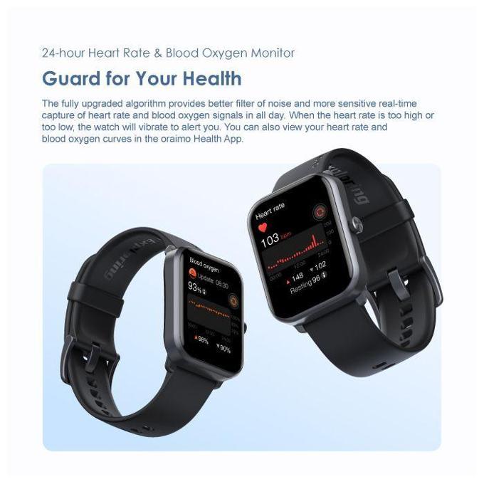 Oraimo Watch 3 Pro 1.83'' LCD IP68 Smart Watch image 4