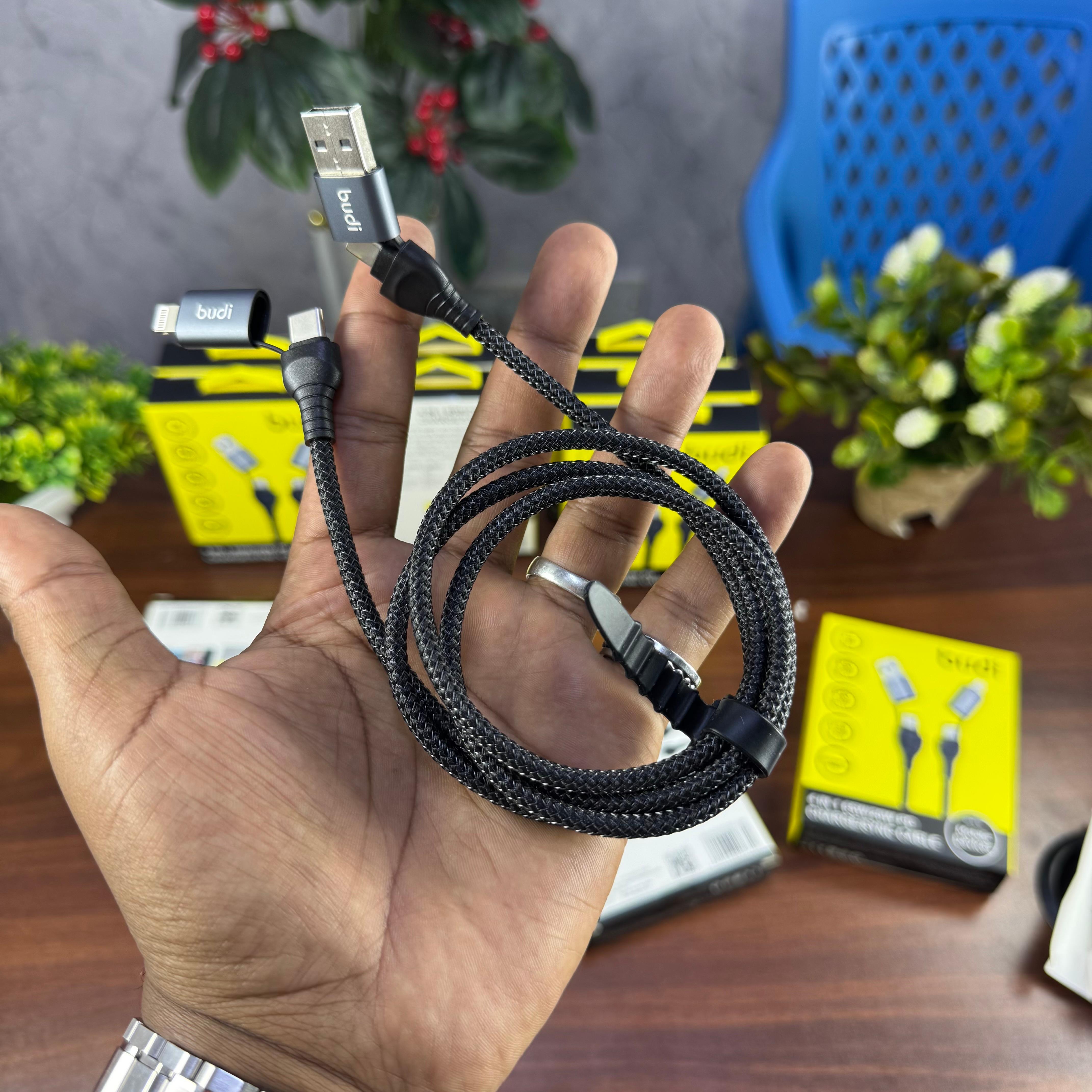 Budi 4 in 1 Fast Charging Multifunctional Cable image 2
