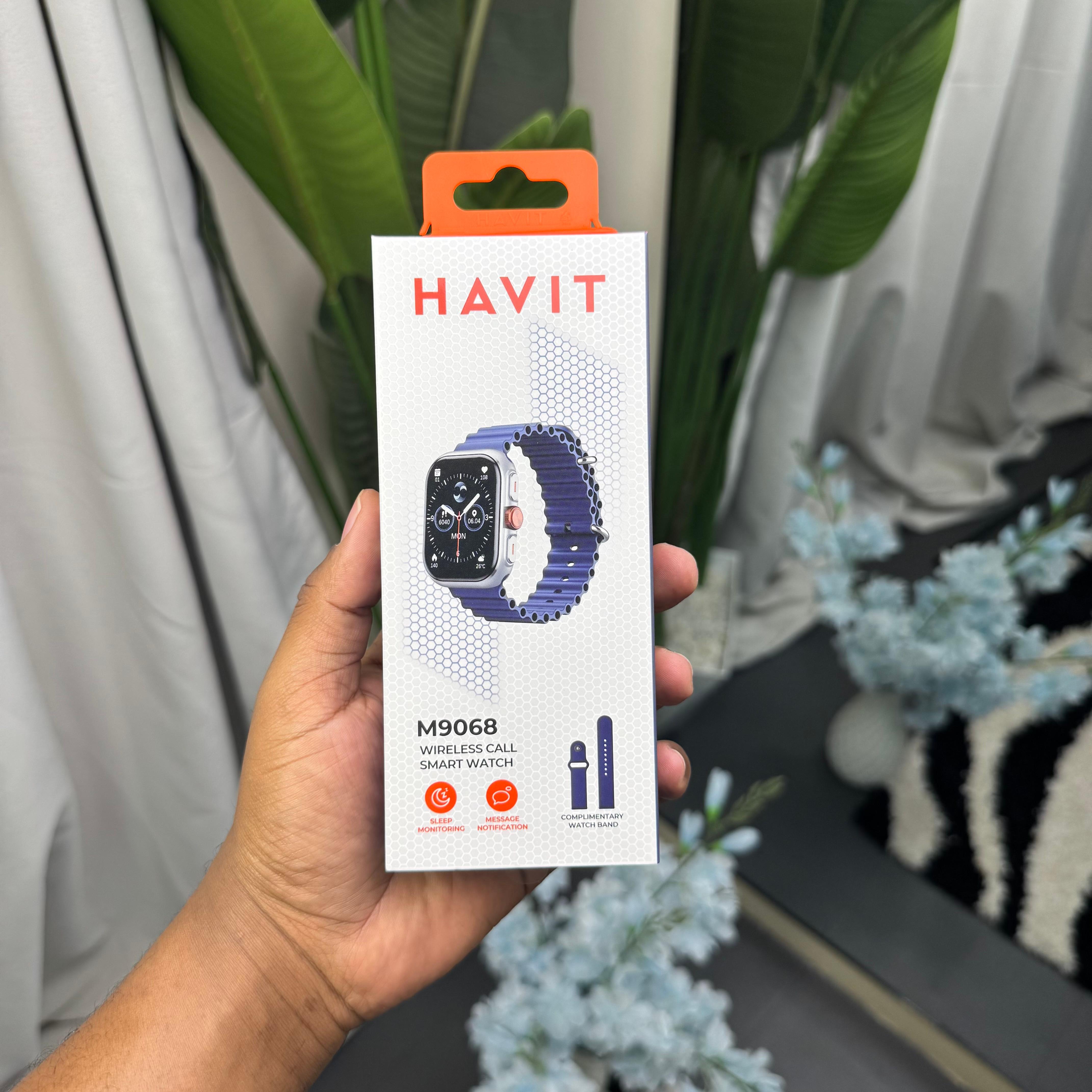 Havit M9068 Classic Men’s Hd Amoled Display Smartwatch image 4