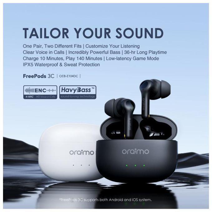 Oraimo FreePods 3C ENC True Wireless Earbuds image 6