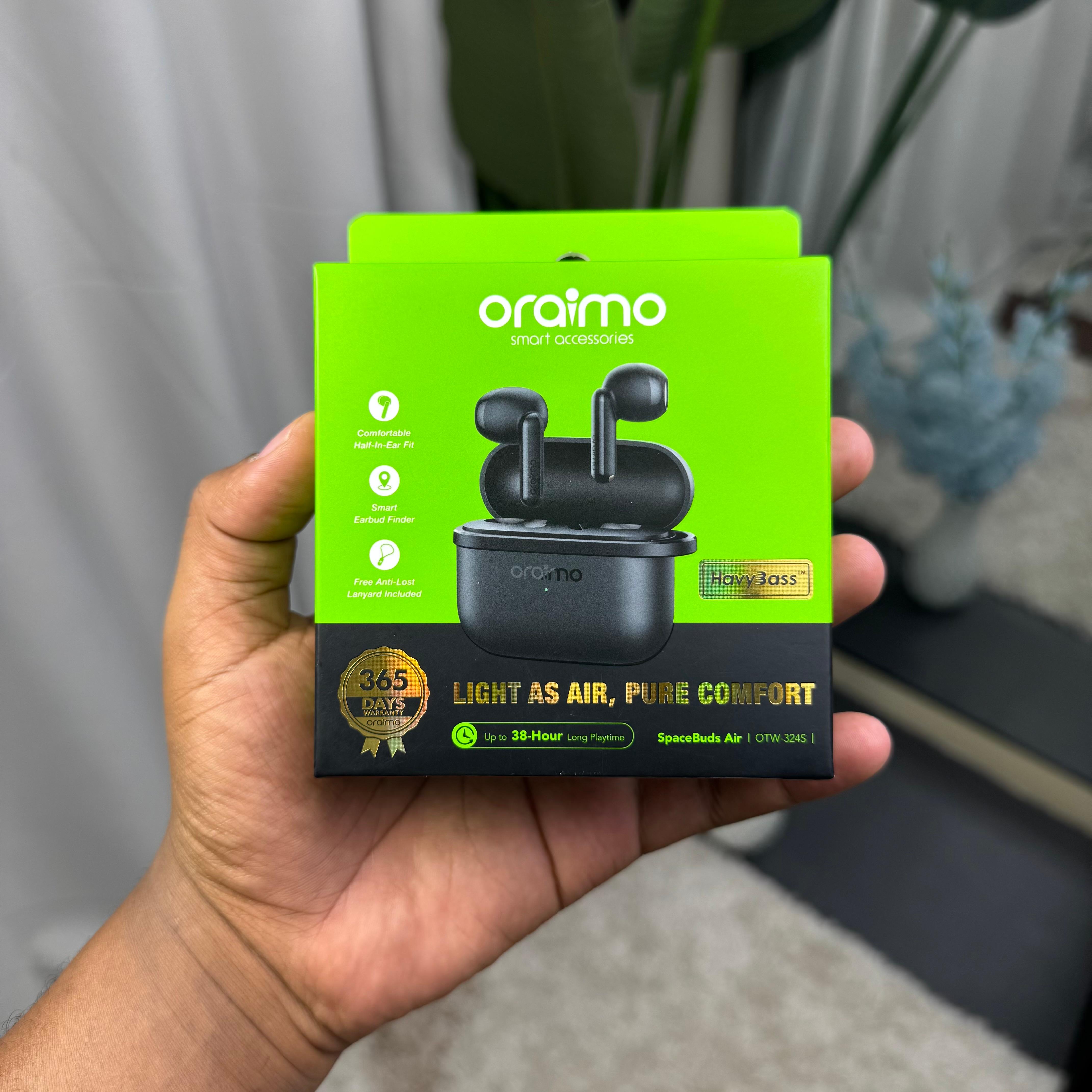 Oraimo SpaceBuds Air OTW-324S Half in Ear with Anti Lost Lanyard