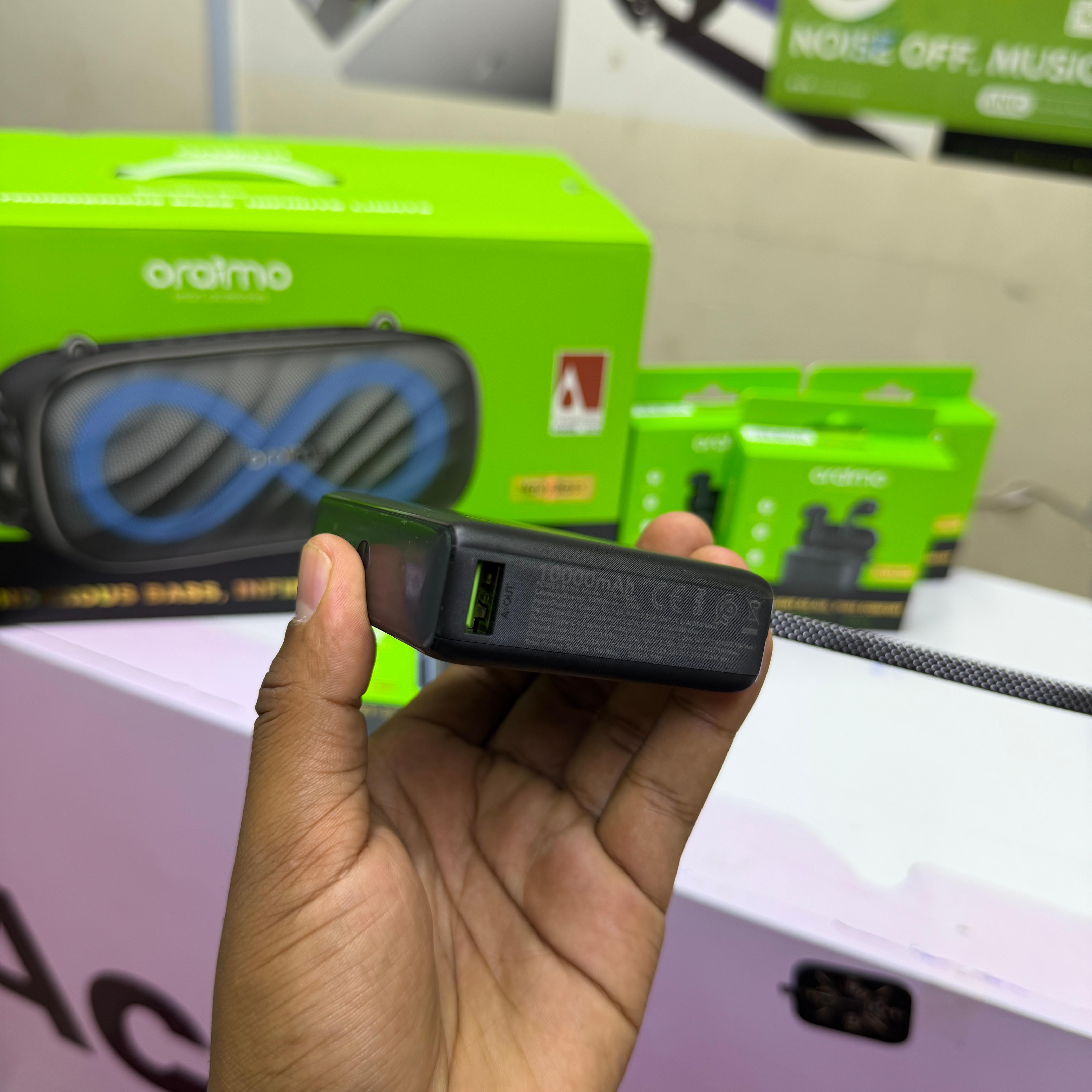 Oraimo PowerNova L11 Portable Powerbank with attached Type C Braided Cable 22.5W  OPB-7103C image 5