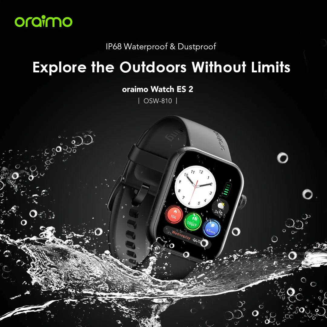 Oraimo Watch ES 2 1.95″ AMOLED IP68 Smart Watch image 4