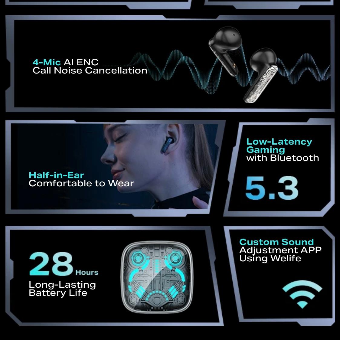 Infinix X Buds Gt3 Gaming pods image 3