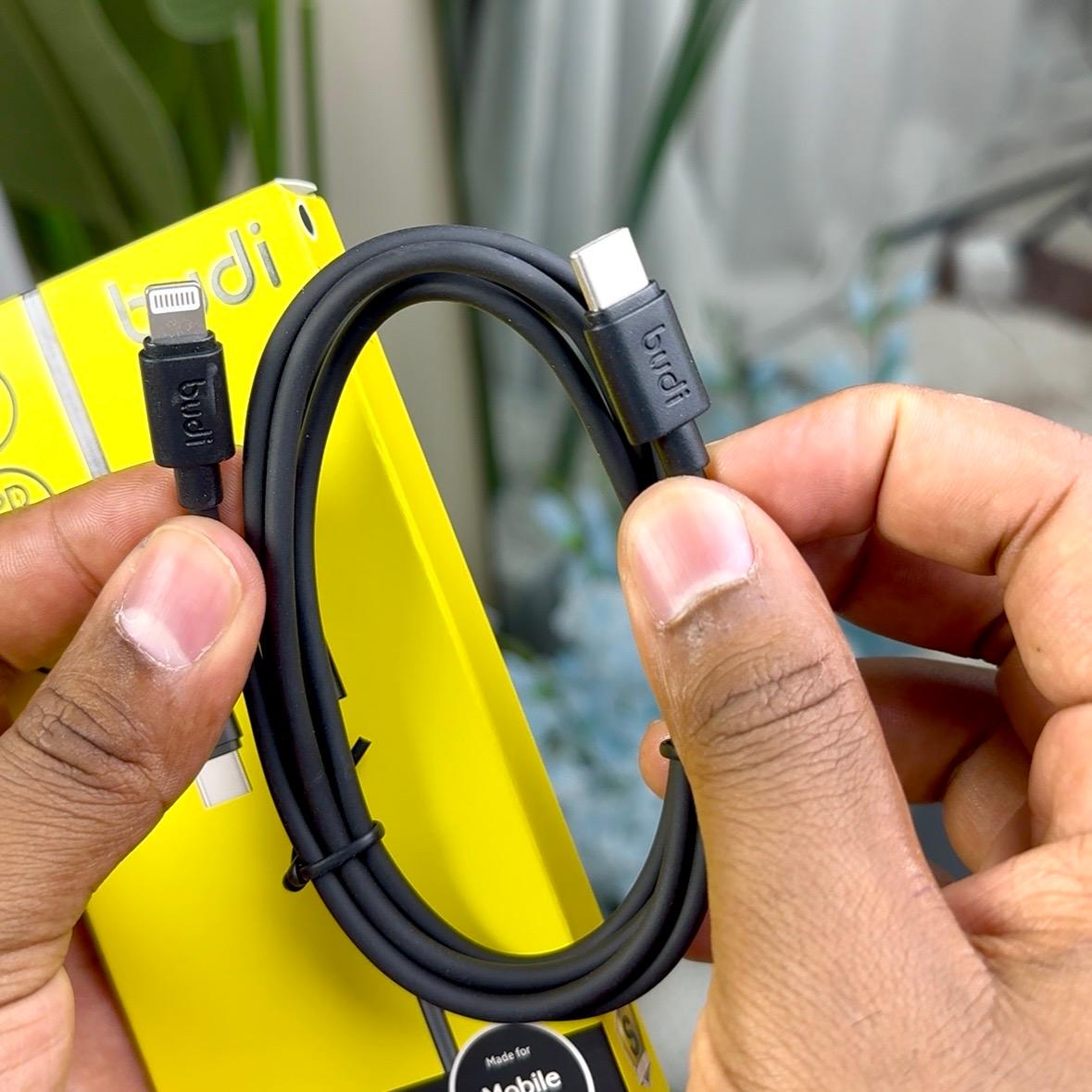 Budi 35W iPhone cable Type C to iPhone Lighting image 2