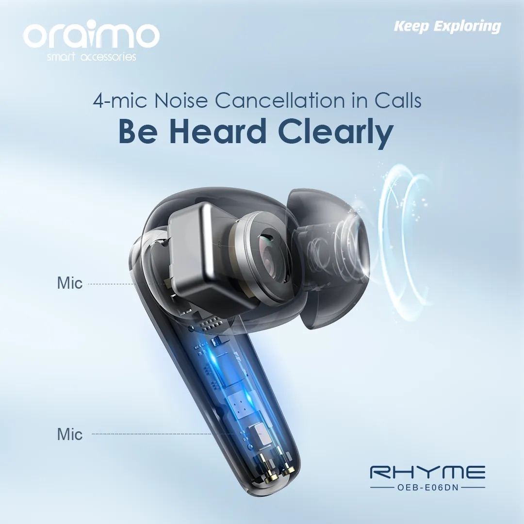 Oraimo Rhyme ANC True Wireless Earbuds image 4